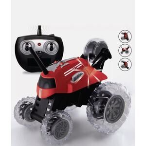 Sharper Image Thunder Tumbler Remote Control 360 Spinning Car, Red